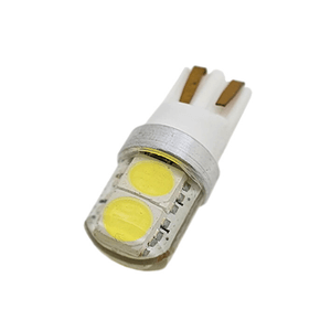 Led T10 4 5050 SMD 12V Silicone Branco (terminal reforçado)