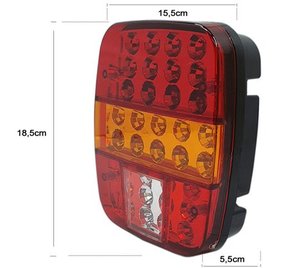 LT.TRAS - LANTERNA TRASEIRA LED - Bivolt