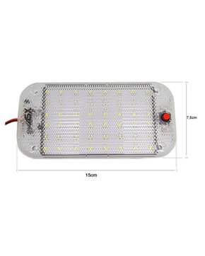 Luminaria Led 48 SMD Branco Bivolt