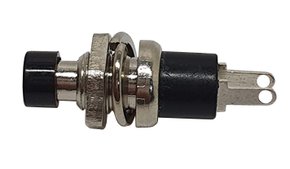 Mini Chave Push Button 1A Preto