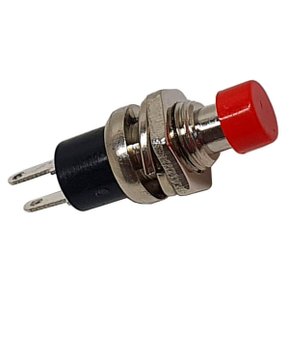 Mini Chave Push Button 1A Vermelho