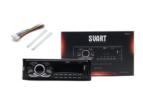 Radio SVART USB/SD/MP3/FM Sem Bluetooth 4x10.5W Sem Controle 12V T1