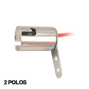 Soquete Haste Curta Metal 2 polos 67