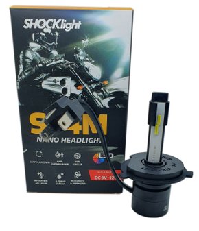 Super Led Nano H4 Moto 6000K 12V 32W 3600 Lumens Shocklight