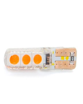 T10 6 5050 Silicone 4300K Branco Quente 12V