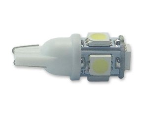 T10 Esmagada 5 SMD Branco (24V)