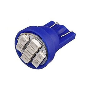 T10 Esmagada 8 1206 SMD Azul (meia-Luz) 24V
