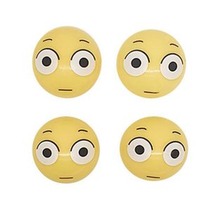 Tampa Bico Ventil Emoji Surpreso