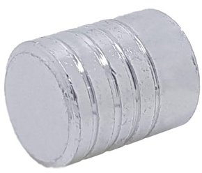 Tampa Bico Ventil Prata Listrada