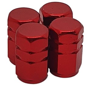 Tampa Bico Ventil Vermelha Hexagonal