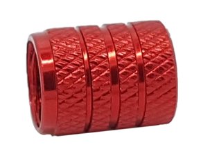 Tampa Bico Ventil Vermelho Texturizada