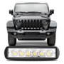 Farol Milha Retangular Off Road High Power 6 LEDs 18w Bivolt