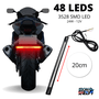 Barra Led Moto Universal  Freio/Pisca/Lanterna 12V 20cm