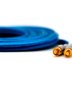 Cabo RCA Prime Plug Metal Azul 4mm 5m Svart TechOne
