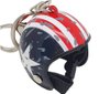 Chaveiro Capacete Capitão América Patriota