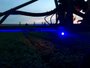 Farol Spot Pulverização 16 Leds 48W BIVOLT Azul (10,9 x 10,9cm)
