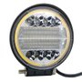Farol Auxiliar Redondo 32 Leds 72W 12/24V c/ Angel Eyes Cinoy (diametro 11,3 x 3,5 espessura)