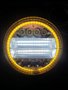 Farol Auxiliar Redondo 32 Leds 72W 12/24V c/ Angel Eyes Cinoy (diametro 11,3 x 3,5 espessura)