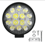Farol Spot OFF ROAD 14 LEDS 42W BIVOLT (diametro 11,4cm)