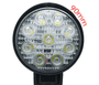 Farol Spot OFF ROAD 9 LEDS 27W BIVOLT Cinoy (diametro 9cm)