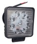 Farol OFF ROAD 9 LEDS 27W BIVOLT 6000K Quadrado (medidas 10,9 x 10,9)