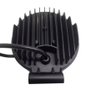 Farol Spot OFF ROAD 14 Leds 42W 4D BIVOLT Amarelo (diametro 11,4cm, espessura 4cm)