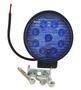 Farol Spot Pulverização 9 Leds 27W Bivolt Azul (diametro 11,4cm, espessura 4cm)