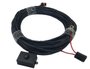 Kit Chicote p/ Maquinas de Pulverizaçao 7 Metros Preto c/ Tecla Lig/Desl Plug Macho (Cabo PP 2x1mm)