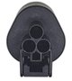 KIT Conector 3 Vias FEMEA Preto c/ Trava Verde L-19/2K