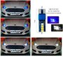 Led T10 8 2835 SMD 12V Branco (liga 3 segundos azul)