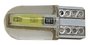 Led T10 Silicone 4 Chip COB 12V 8000K