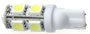 T10 Esmagada 9 SMD 6000K (meia-luz)