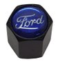 Tampa de Válvula/Bico/Ventil FORD Preta c/ Chaveiro