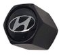 Tampa de Válvula/Bico/Ventil HYUNDAI Preta c/ Chaveiro