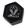 Tampa de Válvula/Bico/Ventil RENAULT Preta c/ Chaveiro